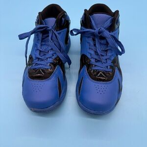 Shaq Blue & Black High-Top Basketball Sneakers Kids US 7